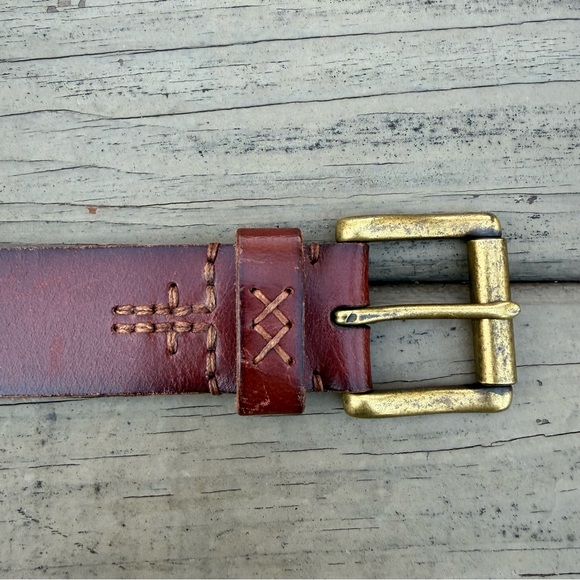 Frye brown leather belt main image 6